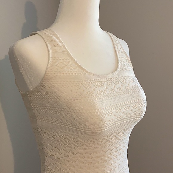 Garage White Lace Dress - Picture 1 of 6